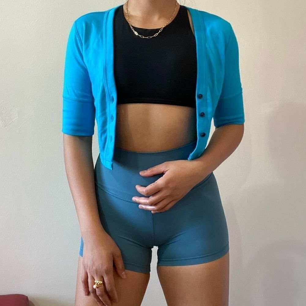 MARC CAIN SPORTS Cropped Button Front Top